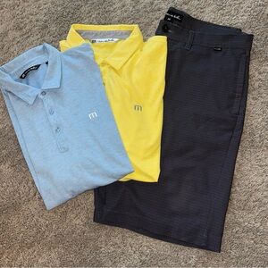 Genly Used XL Travis Matthews Polo shorts lot